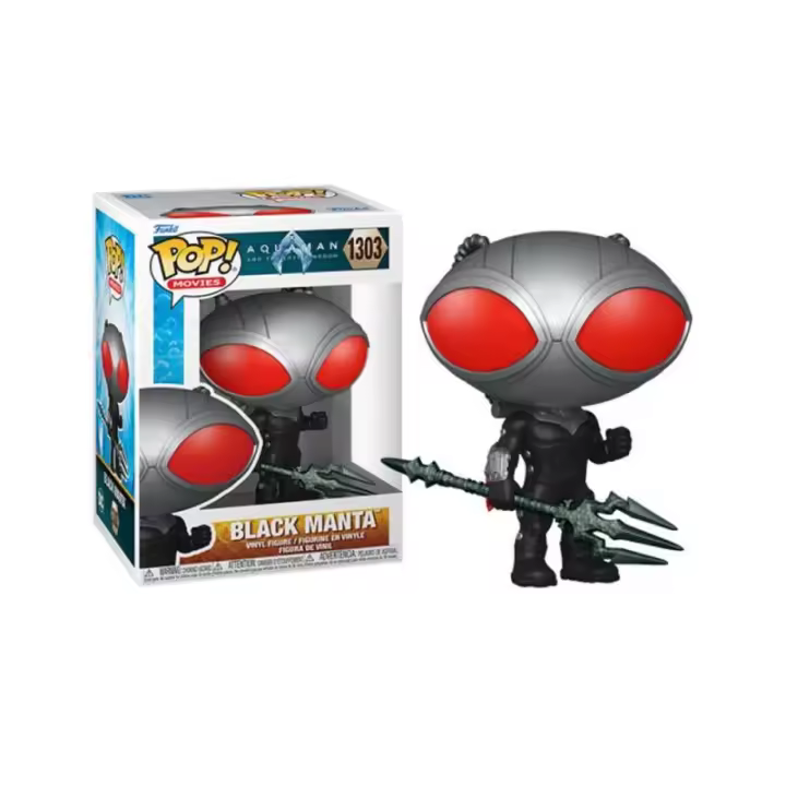 Funko pop dc comics aquaman and the lost kingdom black manta 67567 - 1