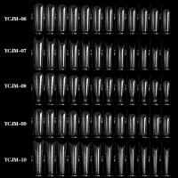 60pcs Extensiones De Uñas Falsas Art Acrílicas UV Gel Polvo Moldes De Escultura Cubiertas Completas Presión En Manicura Suministros Herramientas Para Dedos - details 2