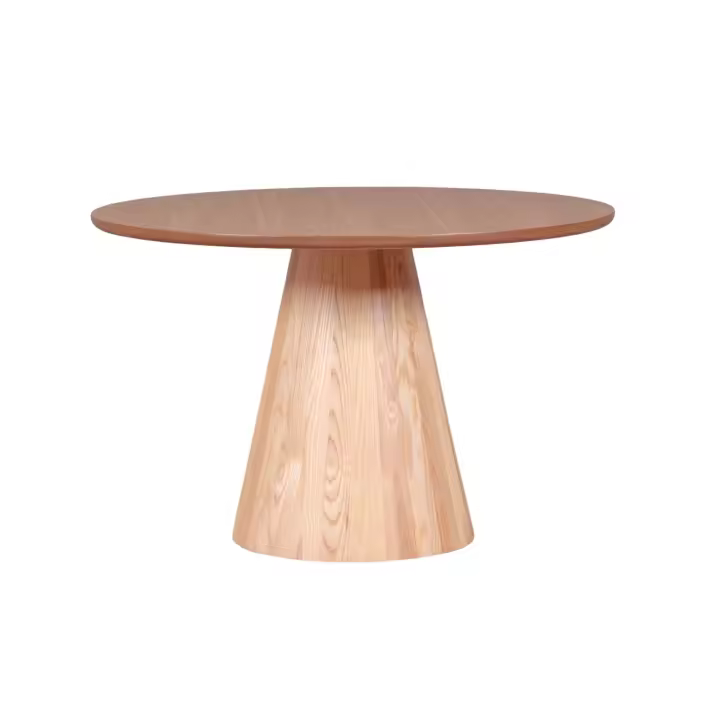Nest Dream - Mesa de comedor con pie central en madera de fresno (120cm) - Nest - 1