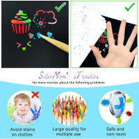 100PCS Juguetes De Dibujo Montessori Mini Arcoíris Con Plantillas De Dibujo Para Niños Juguetes Educativos Regalo Para Niños De 0 a 12 Años - details 1