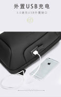 BANGE Bolsa Multifuncional De Hombro Cruzada Impermeable Para Hombres Bolsa De Pecho Para Viajes Cortos Estilo Fashion Unisex - details 12