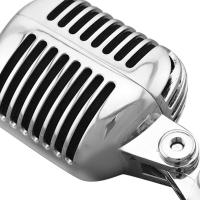Micrófono profesional con cable, micrófono clásico Vintage, buena calidad, bobina móvil dinámica, Mike Deluxe, Vocal de Metal, estilo antiguo, micrófono Ktv - details 4