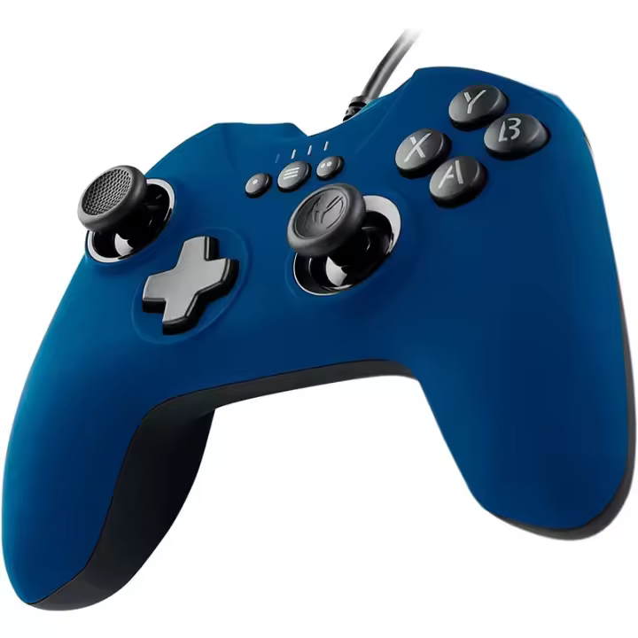 Mando Videojuegos Con Cable Nacon Gc-100 Azu - 1