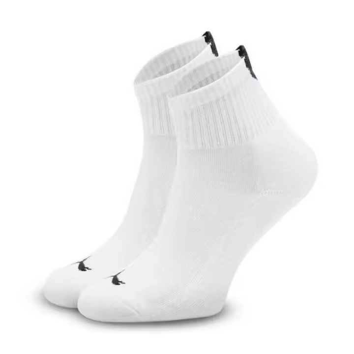 Calcetines Puma Cushioned Quarter Pack 2 para mujer en color blanco - 1