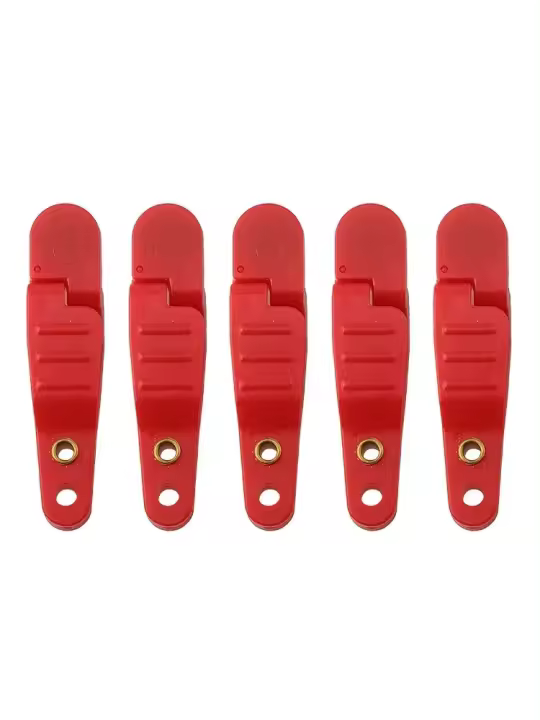 5Pcs Clips De Liberación Rápida Para Pesca En El Mar Clip De Pesca Para Barco Downrigger Hecho De Plástico Material Resistente - 1