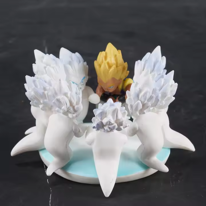 Figura De Acción Anime Dragon Ball Z Gotenks Ghost Set 5cm PVC Estatua Colección Modelo Juguetes Regalos Para Adultos - 1