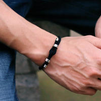 Pulsera Roja De Protección Para Hombres Cuerda Ajustable De Acero Inoxidable No Desvanecida Cadena De Pulsera De Moda - details 6