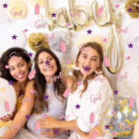Confeti Azul Y Rosa Para Baño De La Madre Decoraciones DIY Para Fiesta De Cumpleaños De Bebé Niño Y Niña Descubrimiento Del Género Paquete De 15g - details 13