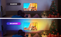 Tira De Luces LED RGBIC WiFi Sincronización De Pantalla De TV Y Juego Ambiente Para Dormitorio Fondo De TV Control Por App Musica - details 3
