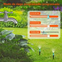 Temporizador De Agua RainSeer 2-Way IP65 Impermeable Con Pantalla LCD Controlador Automático De Sistema De Riego Para Jardín - details 4