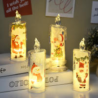 Vela LED De Navidad Proyección De Lámpara De Flamante Decorativa Para Fiesta De Año Nuevo Y Festival Decoración De Casa Y Dormitorio - details 7