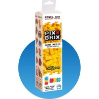 CefaToys- Pix Brix Pixel Art, juguete de construcción en horizontal, vertical y diagonalmente, crea mosaicos, figuras en 2D y 3D, 500 piezas Amarillas, compatible con otras marcas, para Niños a partir de los 6 años. - details 0