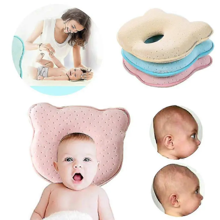 Bebé recién nacido infantil almohada anti-roll espuma infantil memoria almohada ortopédica bebé almohada cojín - 1
