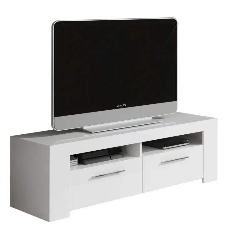 Mesa Tv de 120 cm en Blanco Artik - 1