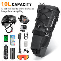 Bolsa De Bicicleta NEWBOLER Impermeable Para MTB Y Carretera 10L Gran Capacidad Plegable Accesorios De Maletero Para Ciclismo - details 3