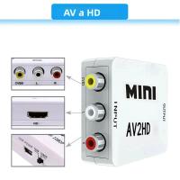 Convertidor AV a HDMI Compatible 1080P Adaptador De Video Y Audio CVBS Para PS2/3 DVD a TV Con Cable USB IPUMYNO - details 1