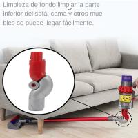 Adaptador De Alcance Bajo Compatible Con Aspiradora Dyson V7 V8 V10 V11 Pieza De Repuesto Accesorio Top De ABS Plástico - details 2