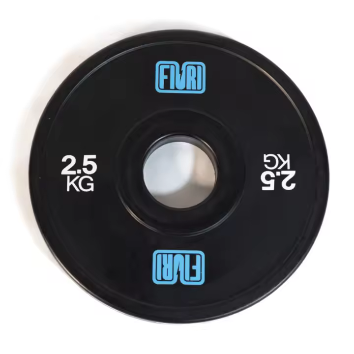 FIURI Discos de pesas fraccionados para barra olímpica, musculación, crossfit, entrenamiento funcional. 0,5 a 2,5 kg - 1