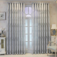 Cortinas De Lujo Jacobeanas Gris Blanca Para Dormitorio Y Sala De Estar Ventanas De Paredes Y Patios Europeas Sastre Tulle Con Anillos Grommet - details 0