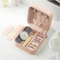 Mini Organizador De Viajes para joyas, organizador pequeño y portátil, Caja de almacenamiento de exhibición portátil para anillos, pendientes, Collares, Regalos - details 3
