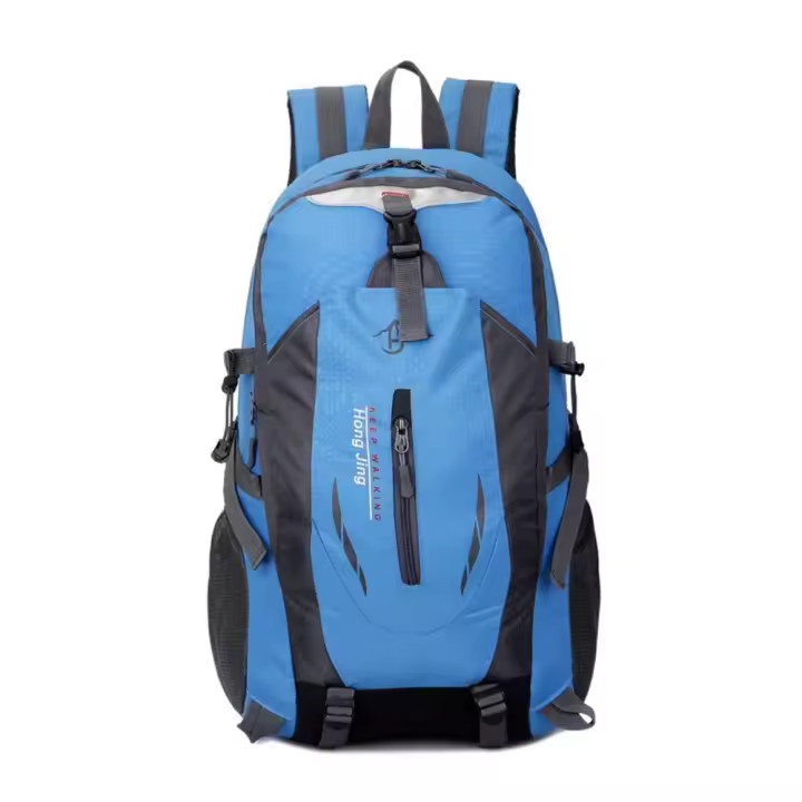 Mochila Grande Impermeable De 40L Para Camping Y Senderismo Durable De Nylon Bolsa De Viaje Al Aire Libre Con Cierre De Cordón - 1