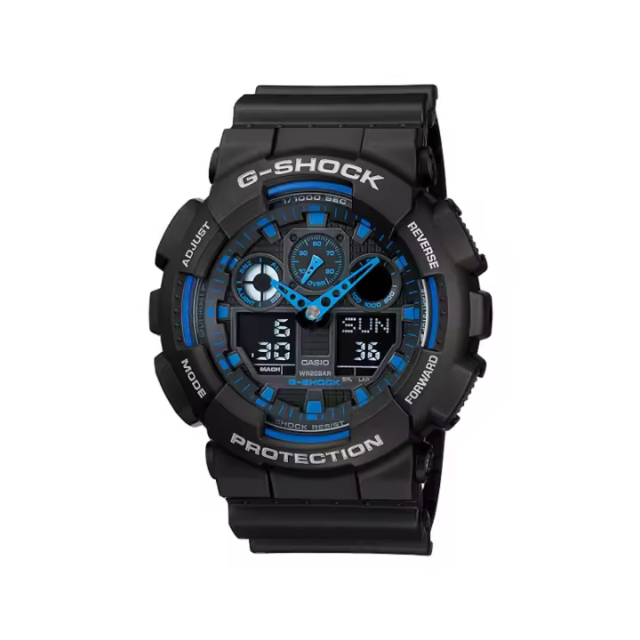 Casio G SHOCK GA-100-1A2ER Reloj de hombre - Analógico y digital WR 200m - 1