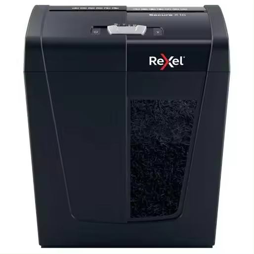Rexel secure x10 destructora de papel manual corte en particulas - destruye hasta 10 hojas - 18l - 1