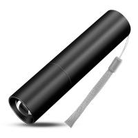 Linterna potente, linterna con zoom y llavero LED portátil con cable de carga USB y carga de teléfono móvil, adecuada para montar de noche, acampar, etc. - details 3