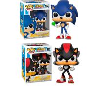 Funko Pack 2 PAck Sonic with emerald  classic y Shadow   Sega Funko Pop 284 285 - details 1