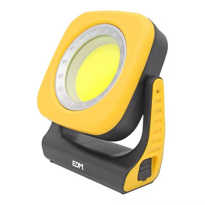 Foco de trabajo LED recargable, 2 Modos, 10W, Función PowerBank | EDM 36116 - 1