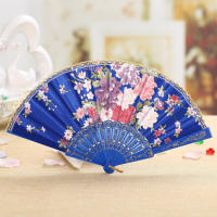 Abanico De Lujo En Estilo Español Vintage Con Diseño De Estampado Y Encaje Plegable Para Danza Y Decoración De Bodas Y Fiestas - details 10