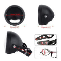 Accesorios De Motocicleta Faro LED De 5.75 Pulgadas Para Harley Dyna FXD Sportster XL1200 XL833 Cubierta De Lámpara De 5-3/4" Personalizable - details 10