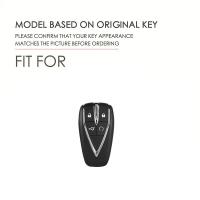 Funda De Llave De Coche TPU Para Changan 4 Botones CS75 X7 Cs55 Cs75plus Porta Llaves Con Anillo Caja De Fob Carcasa De Llave - details 0