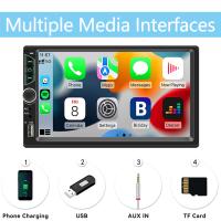Reproductor De Radio Para Coche Universal 7 Pulgadas Pantalla Táctil 2 Din Con Carplay Android Auto Cámara Trasera Bluetooth USB/AUX - details 6