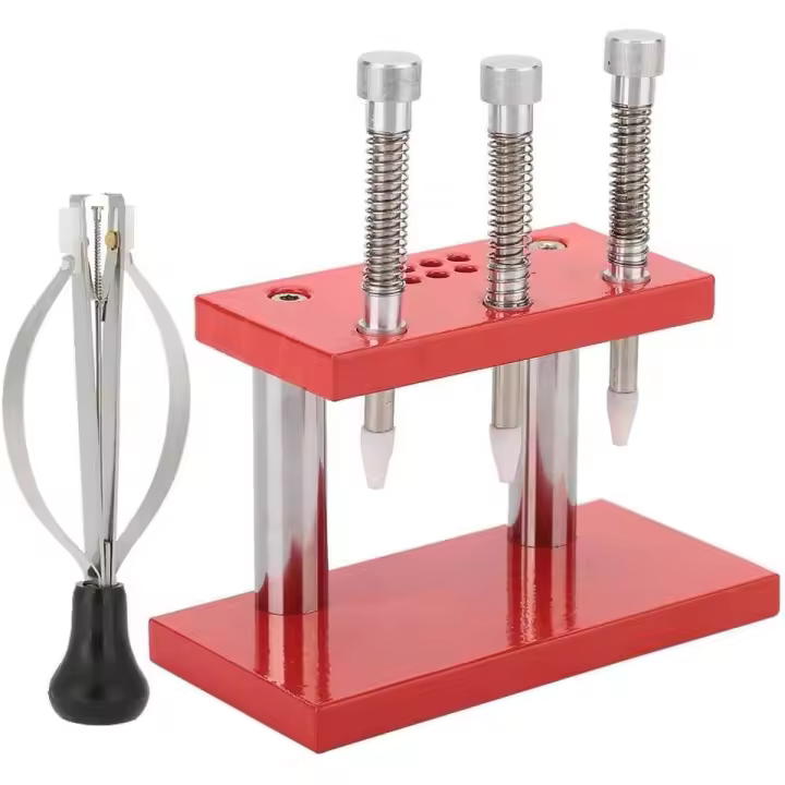 Extractor de agujas de reloj, extractor de agujas de reloj, kit de herramientas de reparación de relojes, extractor de agujas de reloj, para relojeros - 1