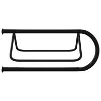 vidaXL Soporte de silla de montura de pared hierro negro - details 4