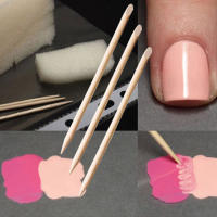 50/100pcs Palillos De Madera Para Cutícula Orange Doble Extremo Herramienta De Arte De Uñas Y Pelos De Pies Para Manicura Y Pedicura - details 6