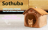 Casa Plegable Para Mascotas Cama Desmontable Lavable Sofá Para Perros Pequeños Y Medianos Con Casa De Pelo Incluido - details 9