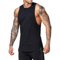 Nueva Llegada De Camiseta De Hombre Para Entrenamiento Ropa De Levantamiento De Pesas Singlet Sin Mangas Deporte Camiseta De Vestido - details 2
