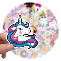 100 Hojas De Pegatinas De Dibujo Unicornio Rosa Mágico Kawaii Resistentes Al Agua Para Diarios Teléfonos Y Manualidades DIY - details 3