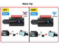 Cámara De Coche 1080P Con WiFi Y Doble Lente 3 Pulgadas Grabadora De Video Ciclo De Repetición Sensor G Monitoreo De Movimiento Para Black Box Accesorios De Vehículo - details 0