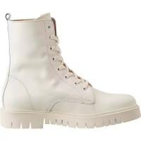 Botas de piel Tommy Jeans para mujer - Bota baja de cuero Tommy Hilfiger (Tommy Jeans) para mujer - Botines planos Tommy Jeans - EN CAJA NEUTRA SIN MARCA - details 3