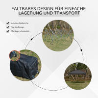 Gazebo 2.95X2.95m Gazebo plegable pop-up with estacas y Cordones de Tela Oxford Protección UV Negro - details 2