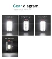 Linterna LED Portátil Recargable Con Carga Solar 4 Modos Impermeable Para Senderismo Camping Emergencias Lámpara Torcha Fuerte - details 6