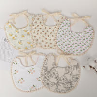 Bebé Muselina Ternura Doble Lado Flor Arco Iris Toalla Saliva Bebida Infantil Paño Burp Ajustable Para Niños Y Niñas - details 0