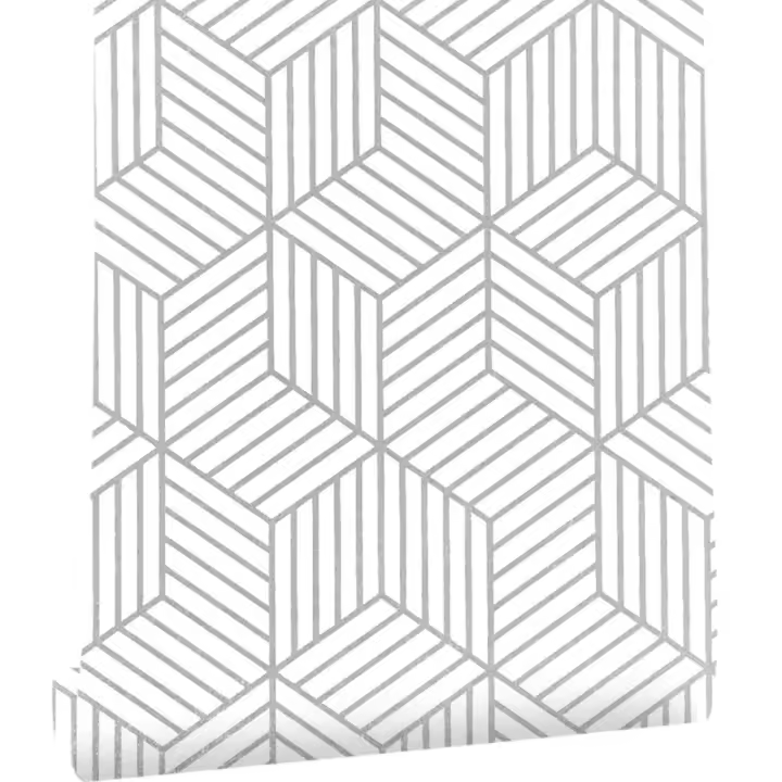 5mHome Decoration Geometric Hexagon Wallpaper Peel And Stick Wallpapers Removable Self Adhesive Stickers Vinyl Paper For Bedroom - 1