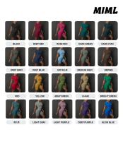 SSITO Nuevo conjunto de Pantalones cortos de manga cortos de Yoga de color sólido de melalgodón sin costura para correr, deportes y Fitness conjunto de Dos piezas - details 6