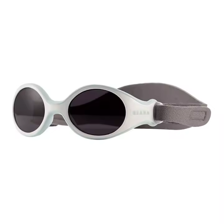 BÉABA - Gafas de sol para bebés de 0 a 9 meses - Color azul claro - Tecnología adecuada: material flexible y cómodo que se adapta a la morfología del rostro de los niños - Ideal para viajes, mar y montañas - 1