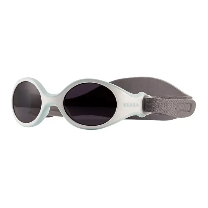 BÉABA - Gafas de sol para bebés de 0 a 9 meses - Color azul claro - Tecnología adecuada: material flexible y cómodo que se adapta a la morfología del rostro de los niños - Ideal para viajes, mar y montañas - 1