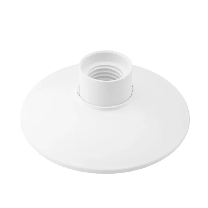 Ledkia Portalámparas Plano de Superficie para Bombillas LED E27 Blanco - 1